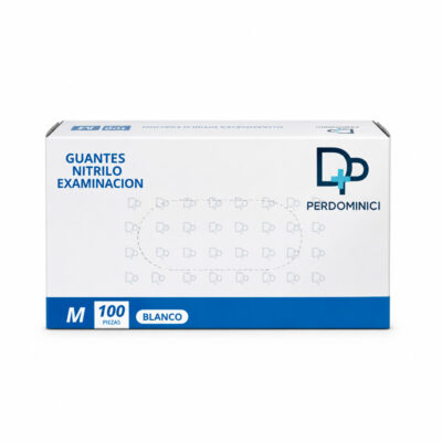 Guantes Nitrilo Blancos 100U Perdominici