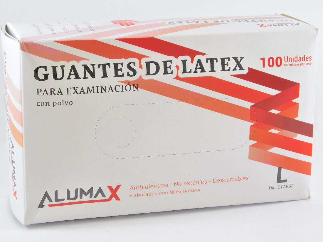 GUANTES LATEX CAJA 100 UNIDADES 4605-10