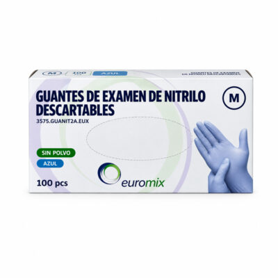 Guantes Nitrilo Azul 100U Euromix
