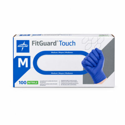 Guantes Nitrilo Azul 100U Medline