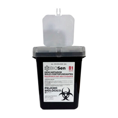 Descartador de Agujas Cortopunzantes 1,8 Litros - Excelent E2